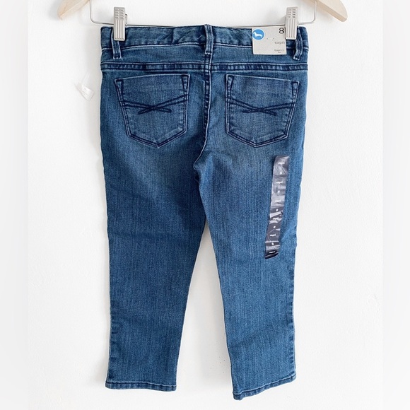 BNWT Gap Kids Capri Jean Pants, Dark Wash - Size 8 - Picture 3 of 8